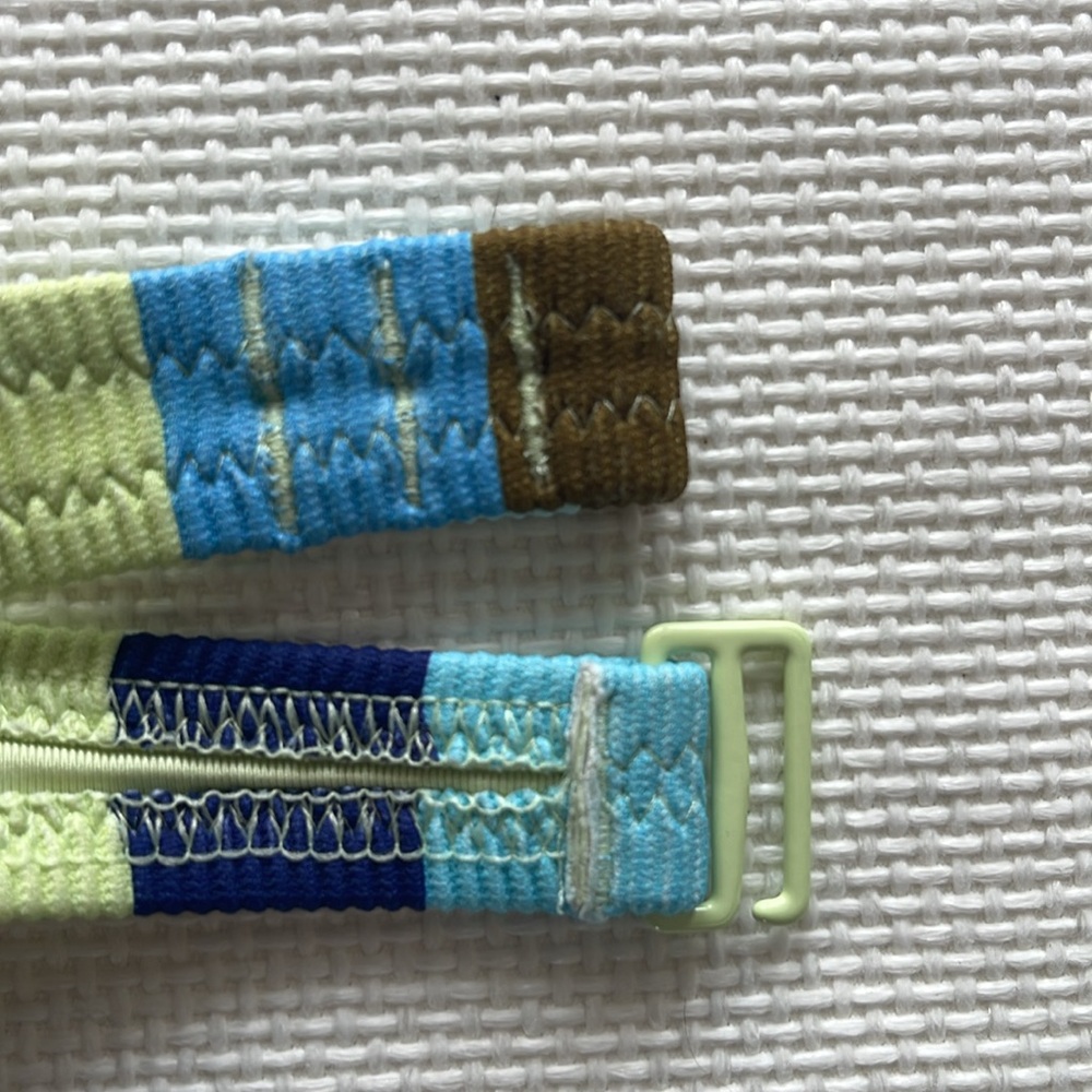Aerie Striped Bikini Set - Blue, Green, Brown - Picture 5 of 11
